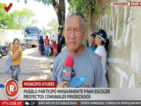 Pobladores del mcpio. Atures participaron en la escogencia de sus proyectos en la Consulta Popular