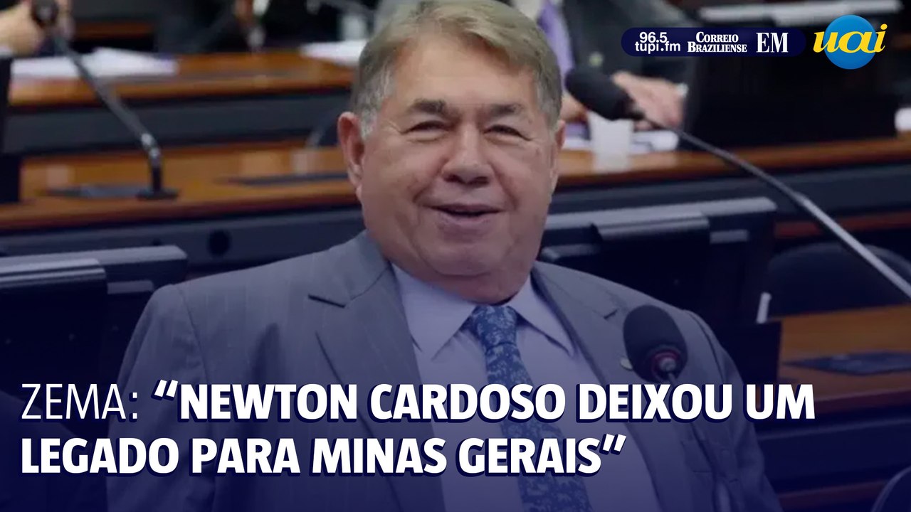 Zema: 'Newton Cardoso deixou um legado para Minas Gerais'