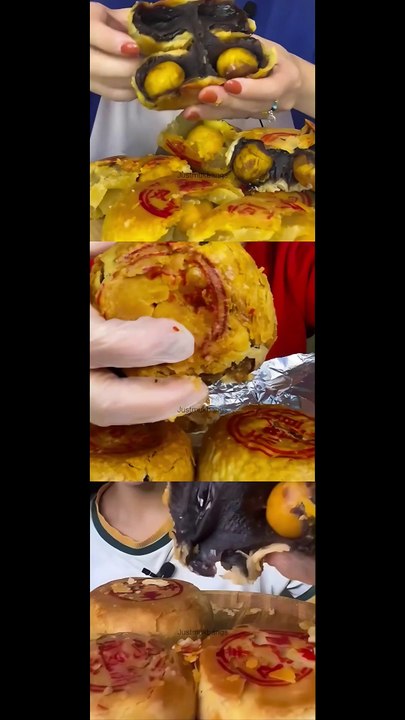 #110. Desserts Mukbang ASMR || Chaoshan moon cakes collection...