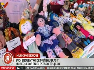 Realizan el 8vo Encuentro de Muñequeras y Muñequeros en el mcpio. Escuque del estado Trujillo