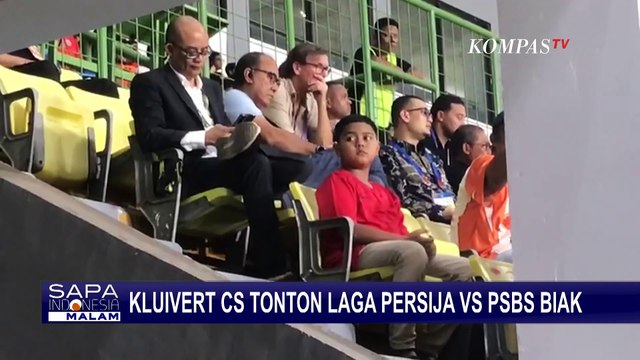 Momen Patrick Kluivert CS Nonton Persija VS PSBS Biak, Pantau Pemain Timnas Rizky Ridho dan Ferrari