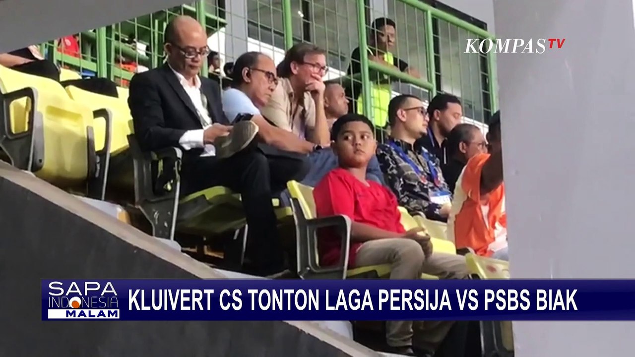Momen Patrick Kluivert CS Nonton Persija VS PSBS Biak, Pantau Pemain Timnas Rizky Ridho dan Ferrari