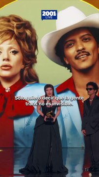 Lady Gaga alza su voz por la comunidad trans en los Grammy