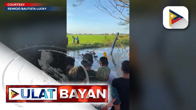Imbestigasyon ng CAAP sa pagbagsak ng RP-C3424 helicopter sa Guimba, Nueva Ecija, aabutin ng 1 buwan