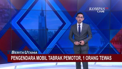 Pengendara Mobil Diduga Belum Mahir Tabrak Pemotor, 1 Orang Tewas