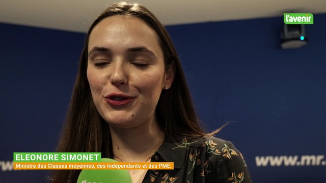 La première interview d'Eleonore Simonet, ministre des Classes moyennes, des Indépendants et des PME