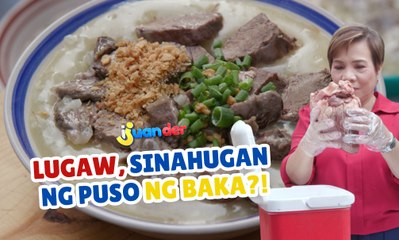Lugaw, sinahugan ng puso ng baka?! | I Juander