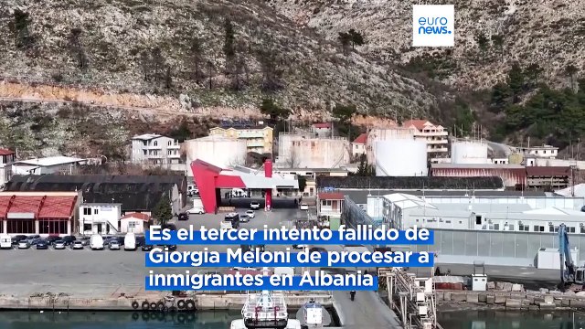 Migrantes trasladados a Albania, devueltos a Italia; El Gobierno de Meloni choca con los jueces