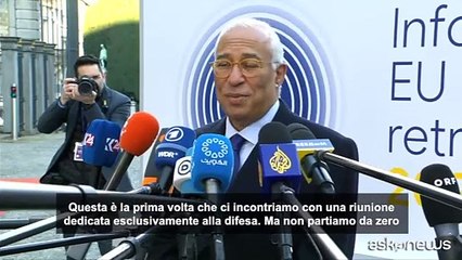 Ue, Costa: discussione franca e libera su priorità per difesa