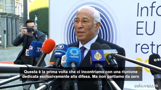 Ue, Costa: discussione franca e libera su priorit? per difesa
