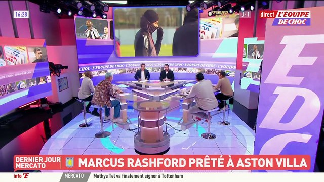 Rashford prêté à Aston Villa par Manchester United - Foot - Transferts