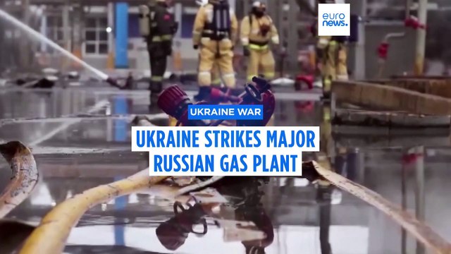 Ukrainian drone strikes hit Russian oil and gas facilities during overnight attacks