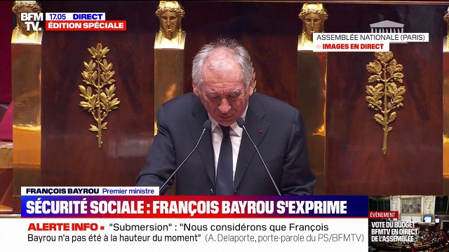 François Bayrou déclenche le 49.3 sur une partie du projet de loi de financement de la Sécurité sociale