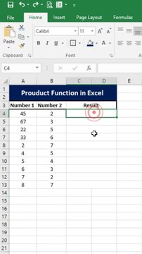 Master the PRODUCT Function in Excel | Easy Excel Formula | Excel PRODUCT Function | Multiply Multiple Values in Excel