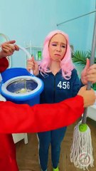 Fun Floor Cleaning🧹 Turned into One More Art  🤭