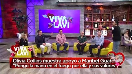 Olivia Collins sale en defensa de Maribel Guardia