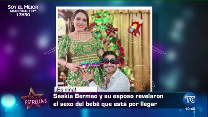 ¡Es una niña! Saskia Bermeo celebró la revelación de sexo de su bebé