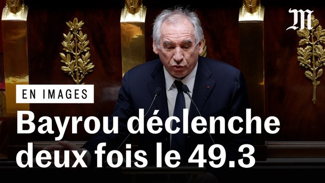 François Bayrou a déclenché deux fois l’article 49.3