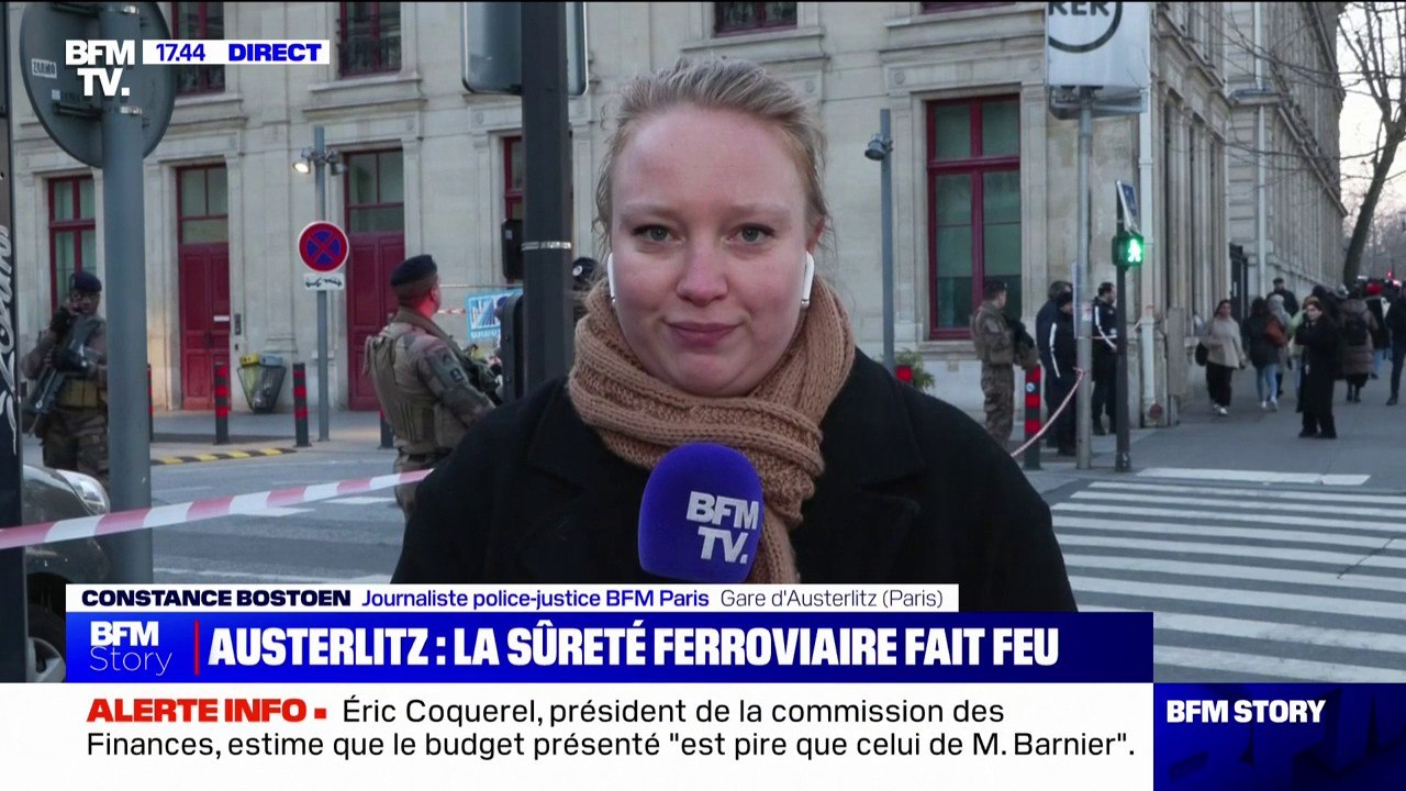 Paris: des agents de la sûreté ferroviaire ouvrent le feu sur un homme qui taggait des croix gammées à la gare d'Austerlitz