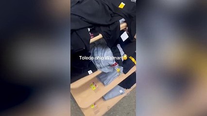 Woman left shocked after spotting bugs on clothes at Walmart