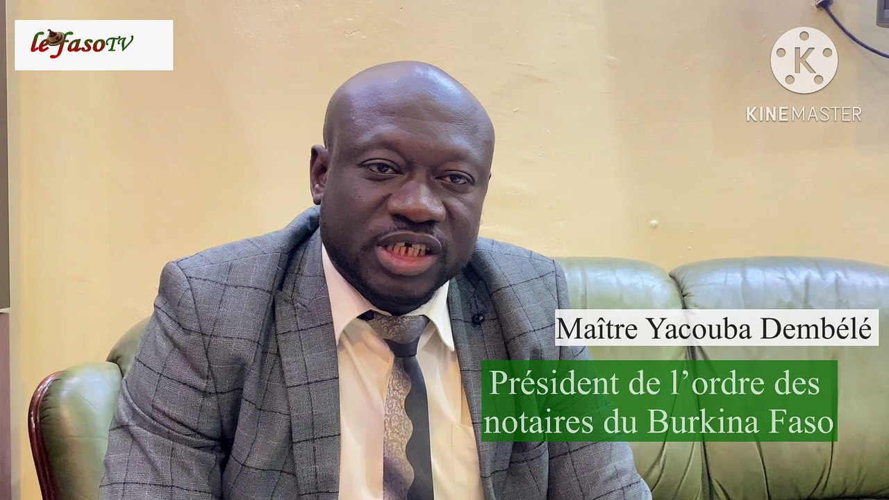 Burkina/ Sticker de sécurisation des actes notariés : « Des esprits malins s’arrogeaient la qualité de notaire pour falsifier certains actes », Maître Yacouba Dembélé, président de l’ordre des notaires