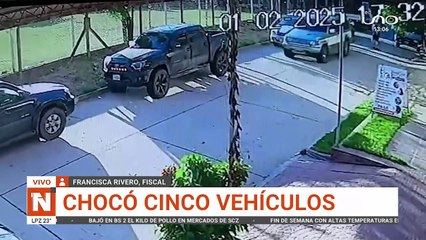 SCZ IMPUTADO POR CHOCAR TIENE ANTECEDENTES, SEGÚN INFORME FISCAL