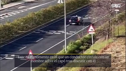 La Policía de Cáceres pide ayuda para dar con el conductor que circuló con un hombre sobre el capó tras discutir con él