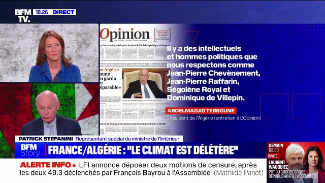 Je ne suis ni un ami ni un ennemi de l'Algérie : le message de Patrick Stephanini au gouvernement algérien
