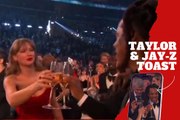 Iconic toast! Taylor Swift and Jay-Z celebrated together during the 67th Grammy Awards