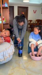 Japanese Girl cool drinkFunny video 😂