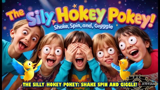 The Silly Hokey Pokey Shake, Spin, and Giggle Children Songs | Kids Rhymes | Songs Kids And All Ages