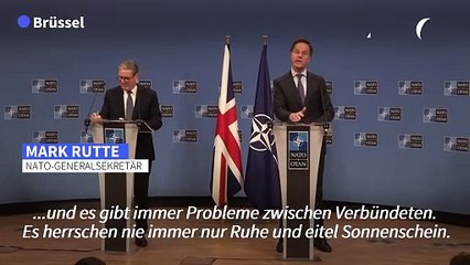 Nato-Chef: „Zollstreit beeinflusst gemeinsame Abschreckung nicht“