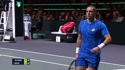 Rotterdam - Pas d'exploit pour Mayot face à Tsitsipas