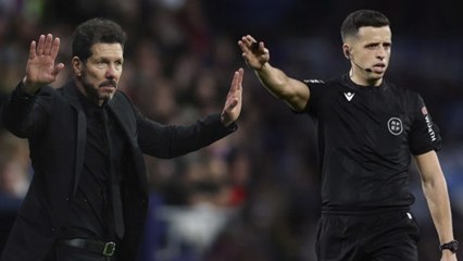 Simeone opina sobre la polémica arbitral: ''Los árbitros siempre han estado en el foco''