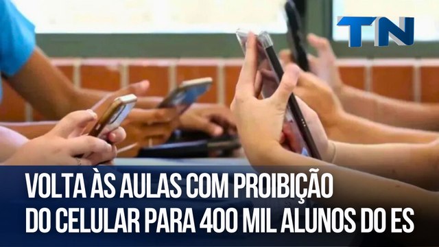 Volta às aulas com proibição do celular para 400 mil alunos do ES