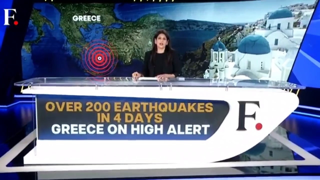 Santorini on High Alert as More Than 200 Earthquakes Rattle the Greek Island | Vantage with Palki Sharma |