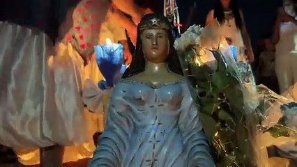 Worshippers celebrate sea goddess in Brazil and Uruguay