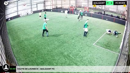 Faute de Lounes K - Malsaint Fc