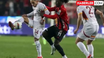 Galatasaray, Gaziantep FK'yı deplasmanda 1-0 yendi