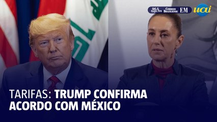 Trump confirma 'pausa' de um mês nas tarifas ao México