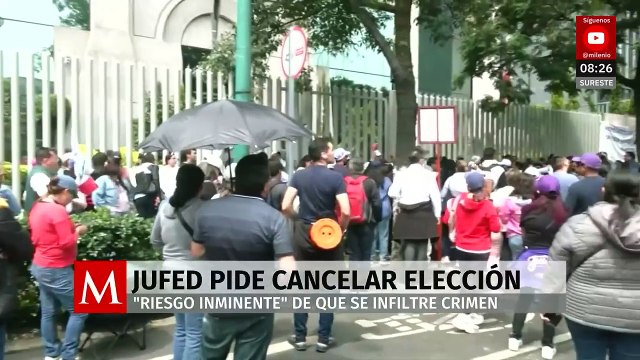 Jufed pide cancelar elección judicial por riesgo de infiltración criminal