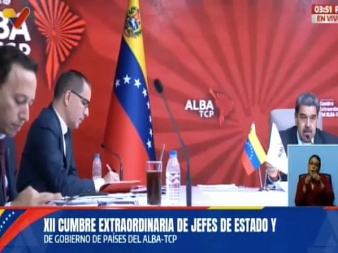 Presidente Nicolás Maduro resaltó las propuestas realizadas para fortalecer el ALBA-TCP