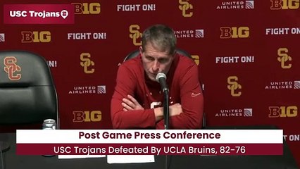 USC Trojans Coach Eric Musselman Evaluates Struggling Team In Big Ten Play