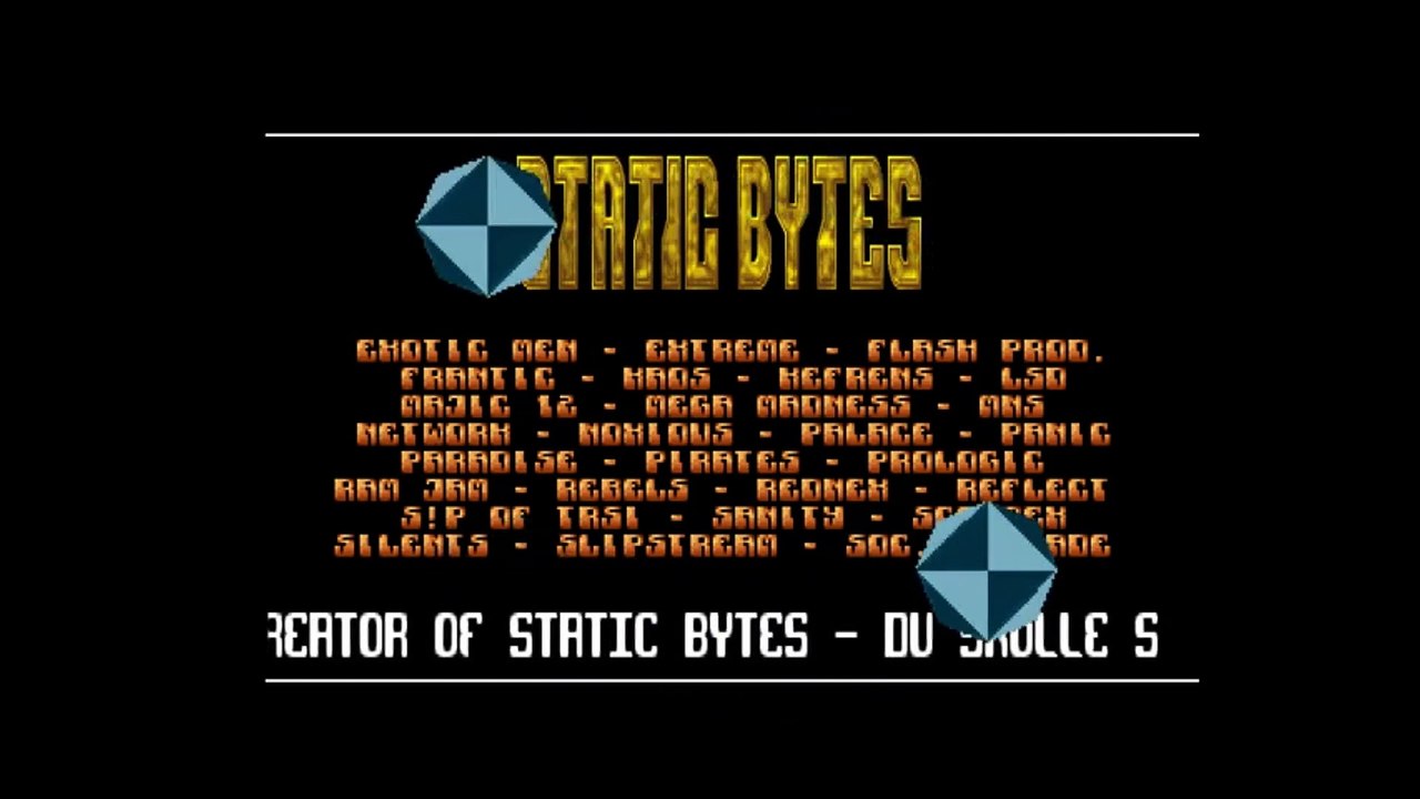 Amiga Cracktro All Time Greatest Hits 09 By Static Bytes (1992)