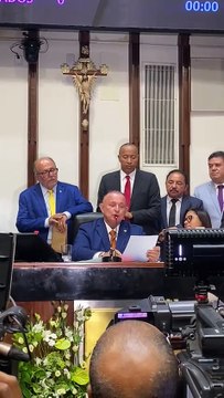 Adolfo Menezes faz discurso após ser reeleito presidente da Alba