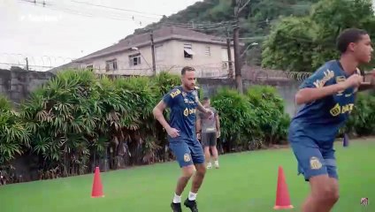 Santos - Les images du premier entraînement de Neymar depuis son grand retour