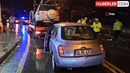 Sarıyer'de Otomobil-Cip Kafa Kafaya Çarpıştı: 2 Yaralı