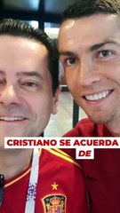 Cristiano se acuerda de Roncero en la entrevista con Edu Aguirre