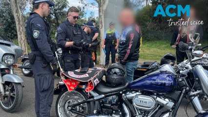 Police target Hells Angels on roads outside Canberra