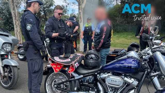 Police target Hells Angels on roads outside Canberra